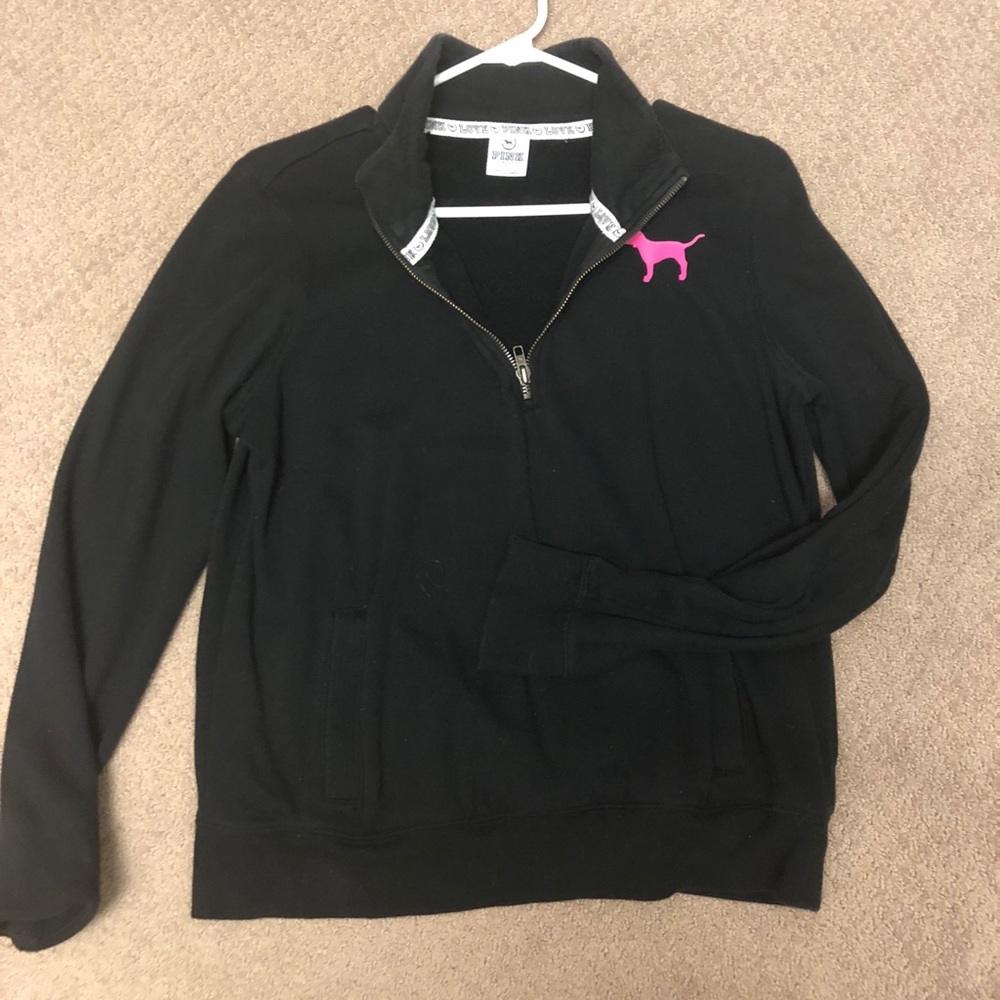 VS Pink quarter zip hoodie